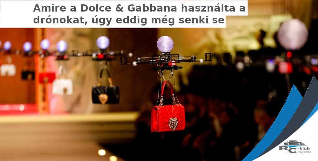 Amire a Dolce & Gabbana használta a drónokat, úgy eddig még senki se