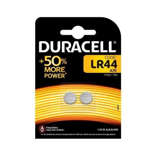 Duracell LR44 1.5V gomb elem (2db)