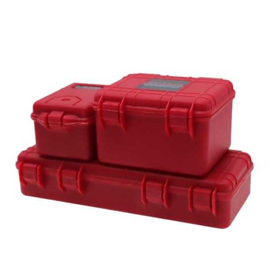 Tároló dobozok különböző méretben 1/10 méretarány (3db piros)